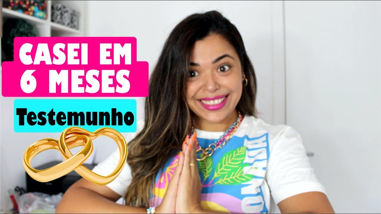 CASAMOS COM 6 MESES DE NAMORO   CASAMENTO NA PANDEMIA   TESTEMUNHO