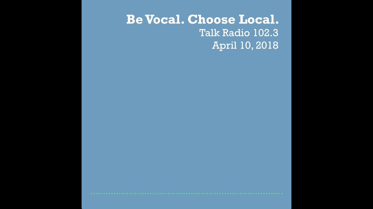Be Vocal. Choose Local. Talk Radio 102.3