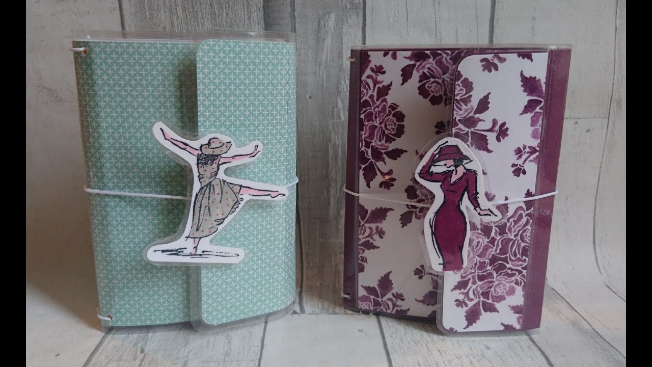 How to make a laminate Travelers Notebook