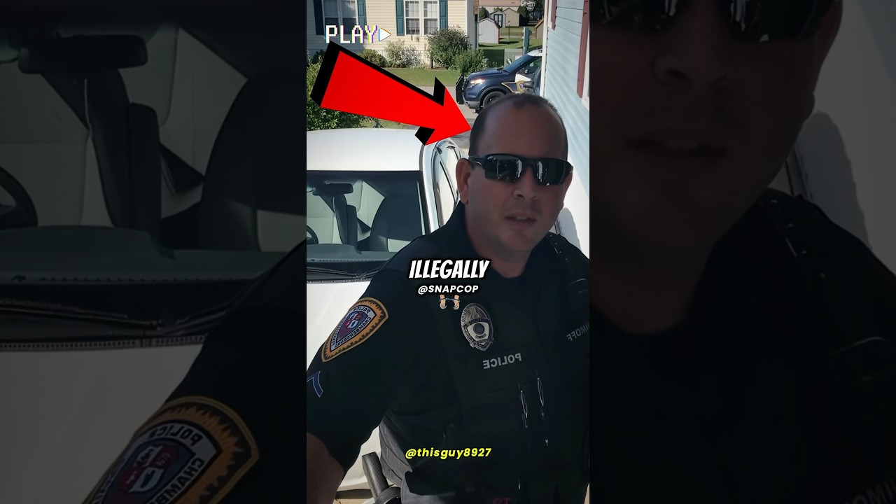 Trespassing Cop Violating Rights Gets Schooled And Sent Packing By Educated Son