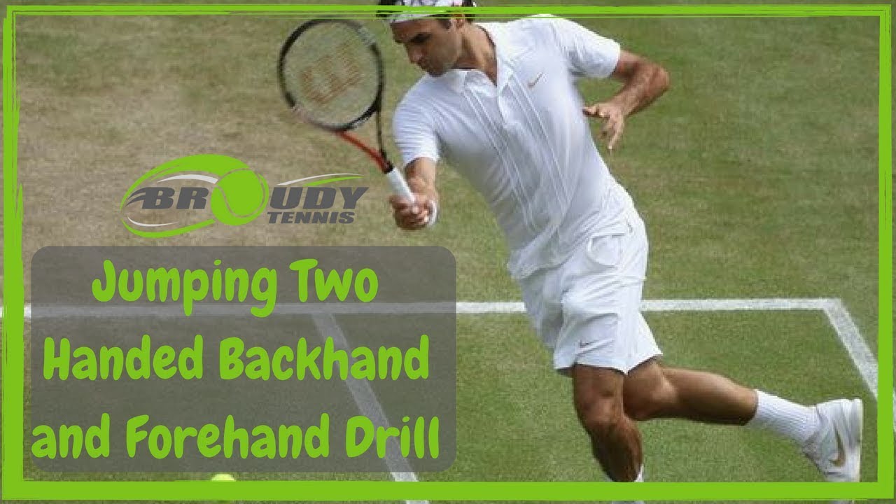 Jumping Two Handed Backhand or Forehand Drill [McEnroe Doesn't Know!]