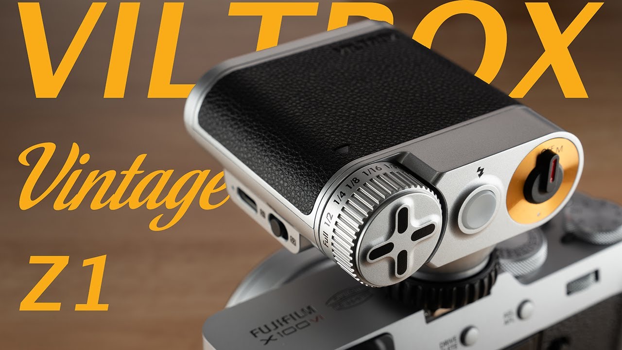 Viltrox Vintage Z1 Retro Camera Flash! Perfect for Fuji's X100VI. Small, portable, and lightweight!