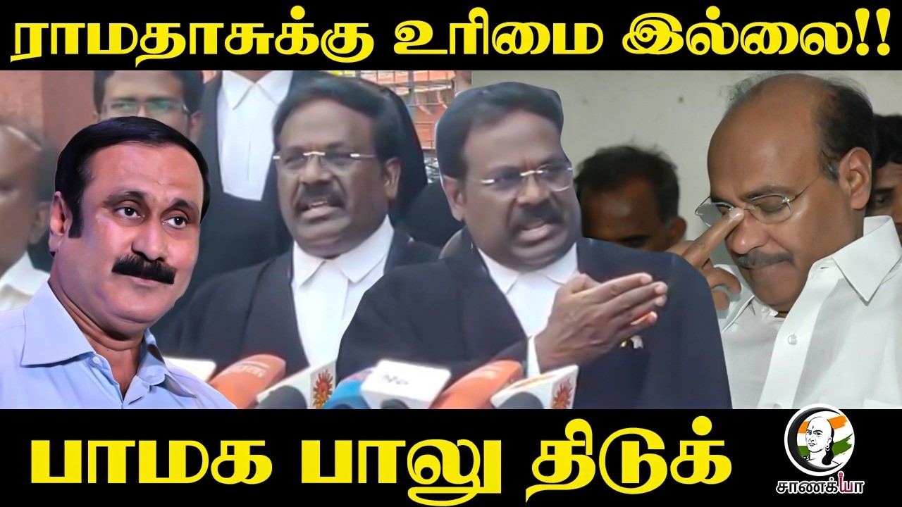Ramadoss-க்கு உரிமை இல்லை!! PMK Advocate பாலு திடுக் | Party Issue | Court | Press Meet | Anbumani
