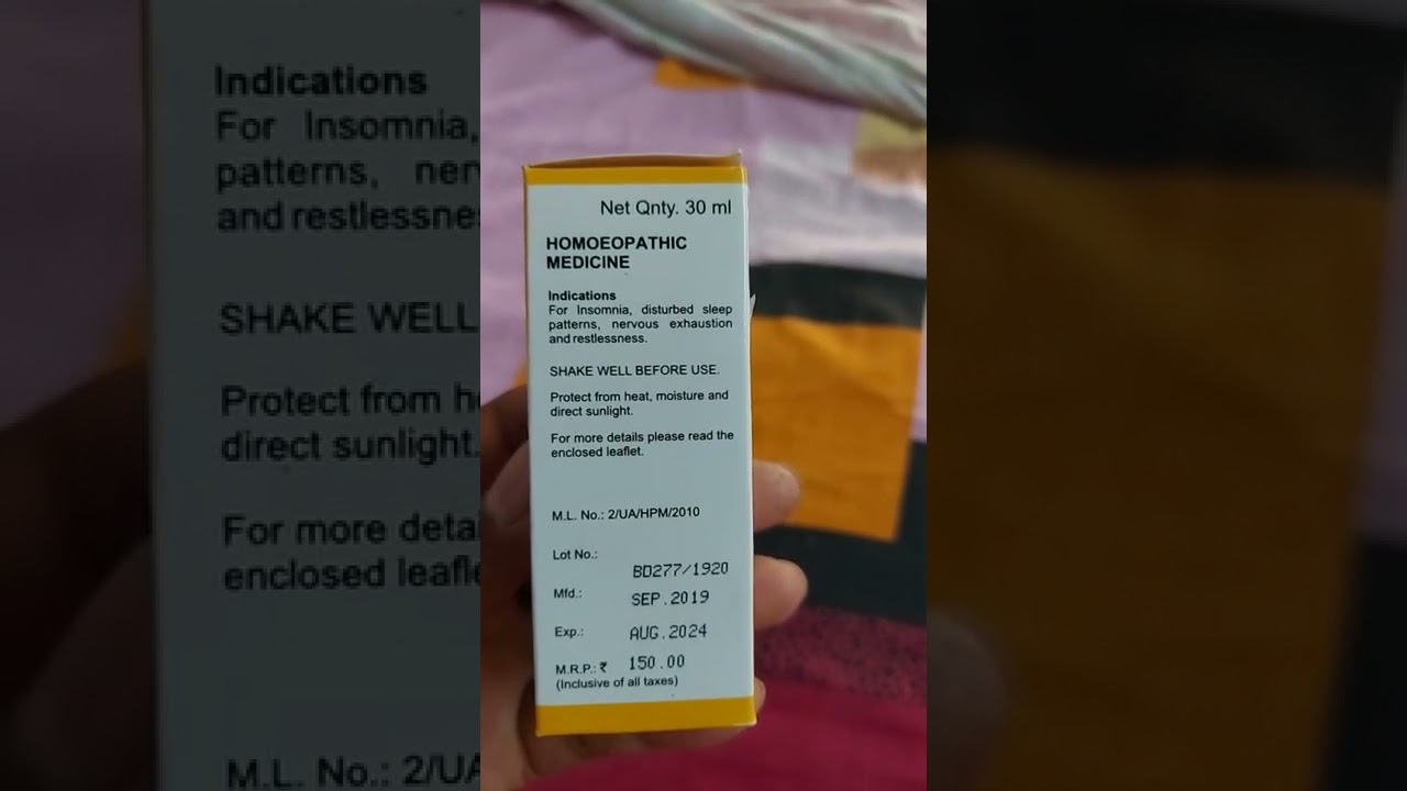 Good sleep homeopathy medicine B10 Drops