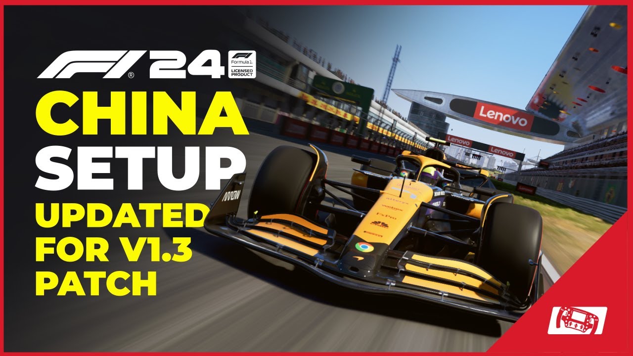 F1 24 China Car Setup (Updated Post v1.3 Patch)