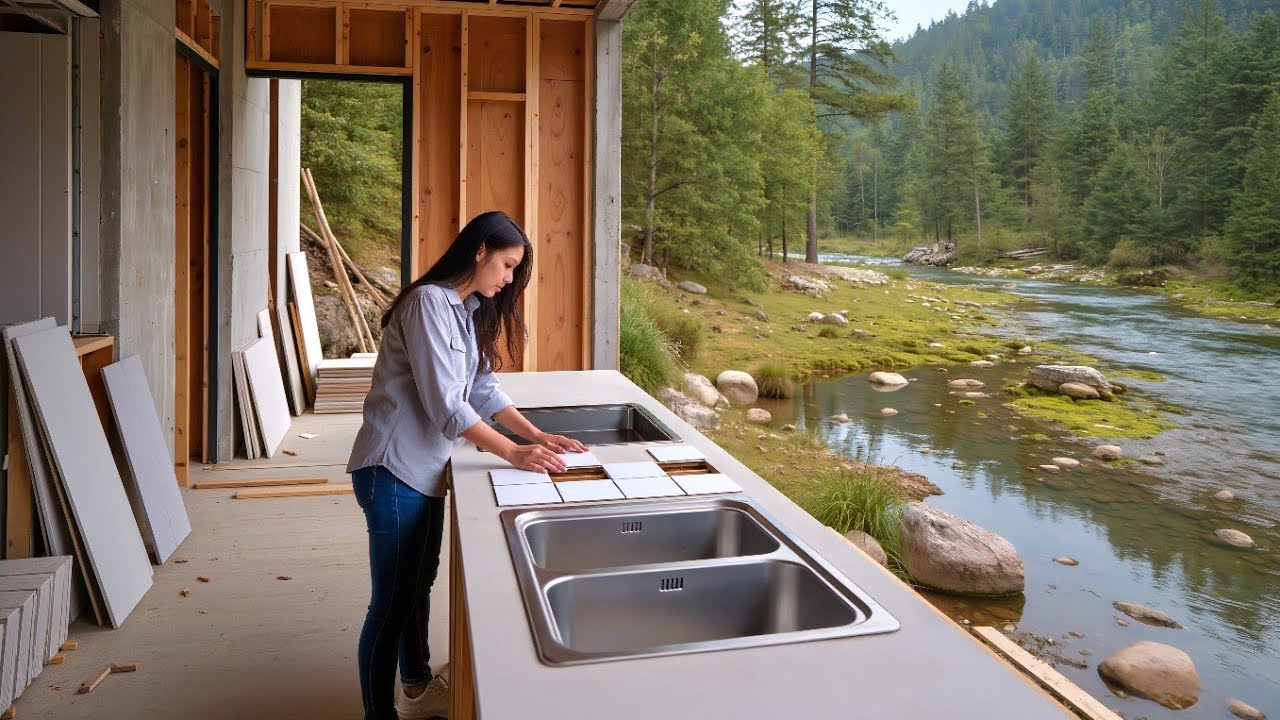 An Asian girl amazed everyone by designing her dream kitchen in just 120 days | by @LýPhúcNhi