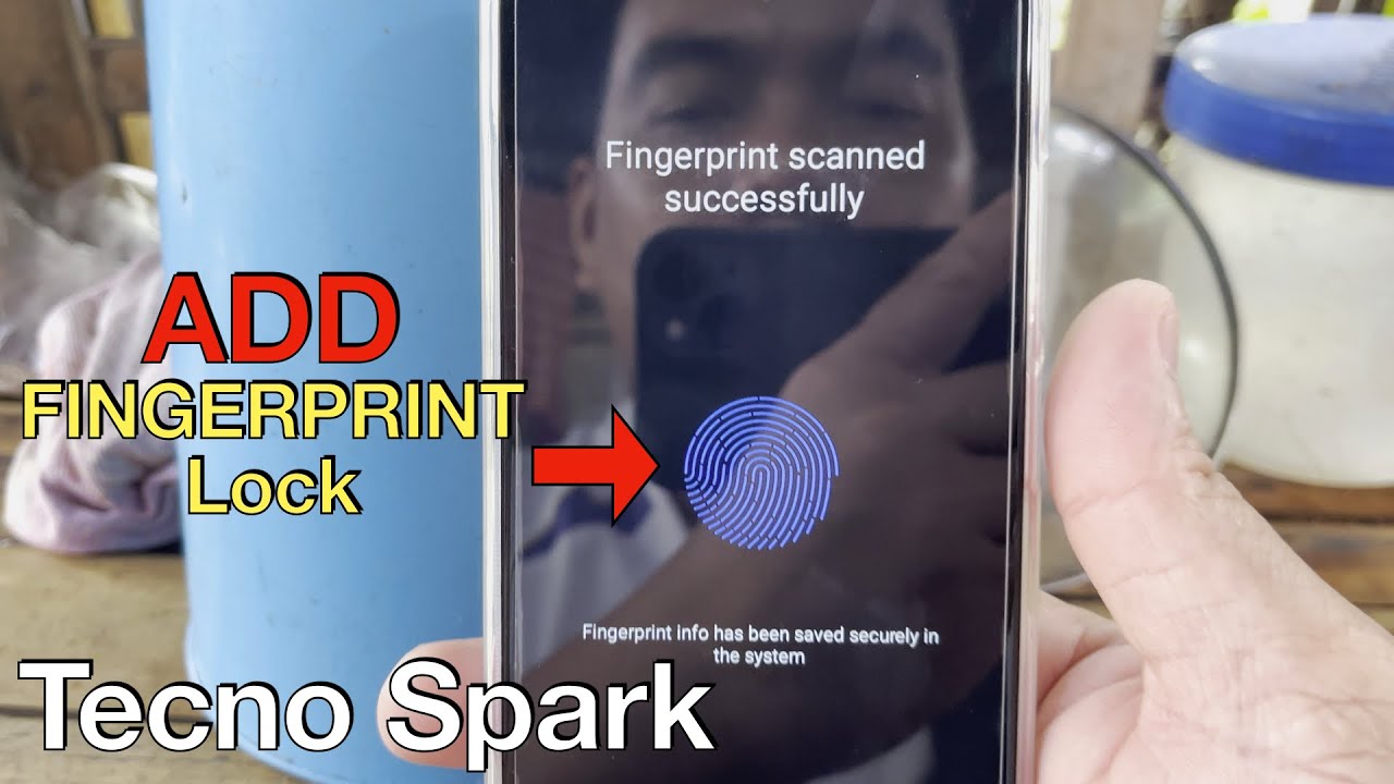 How to Add FINGERPRINT LOCK on Tecno Spark GO 1S