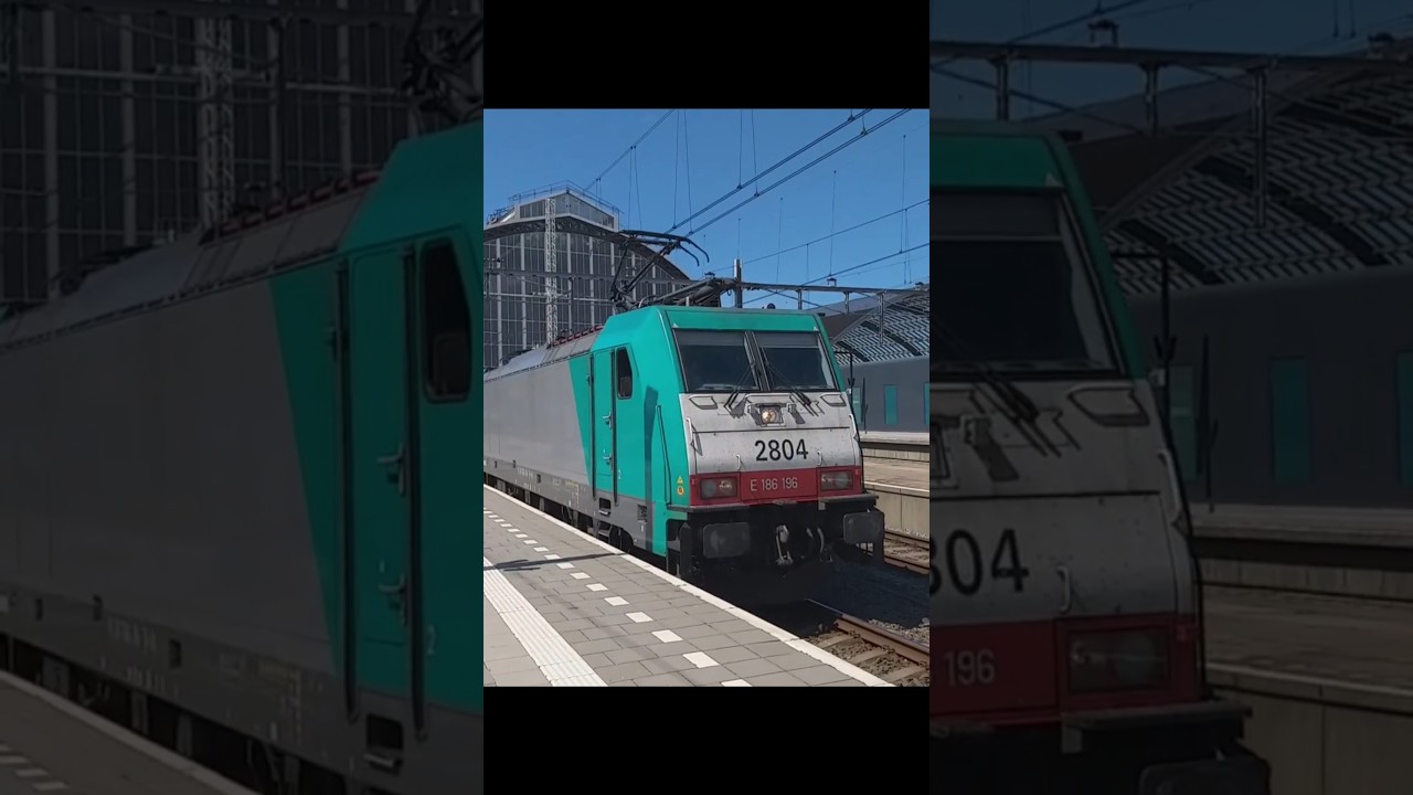 Machinist van Beneluxtrein zwaait bij vertrek vanaf Amsterdam Centraal! #treinen #amsterdamcentraal