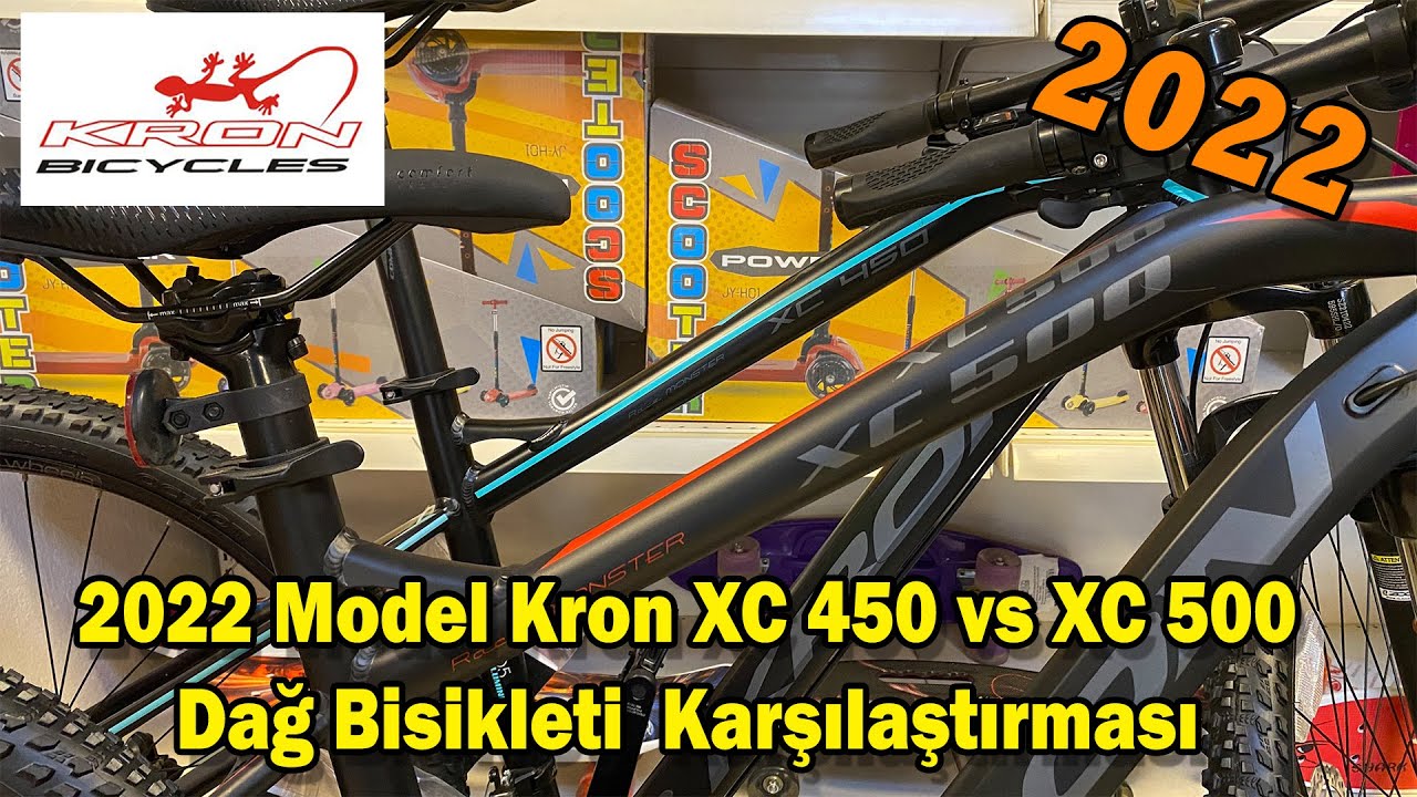 2022 Model KRON XC 450 VS KRON XC 500 Dağ Bisikleti Karşılaştırması