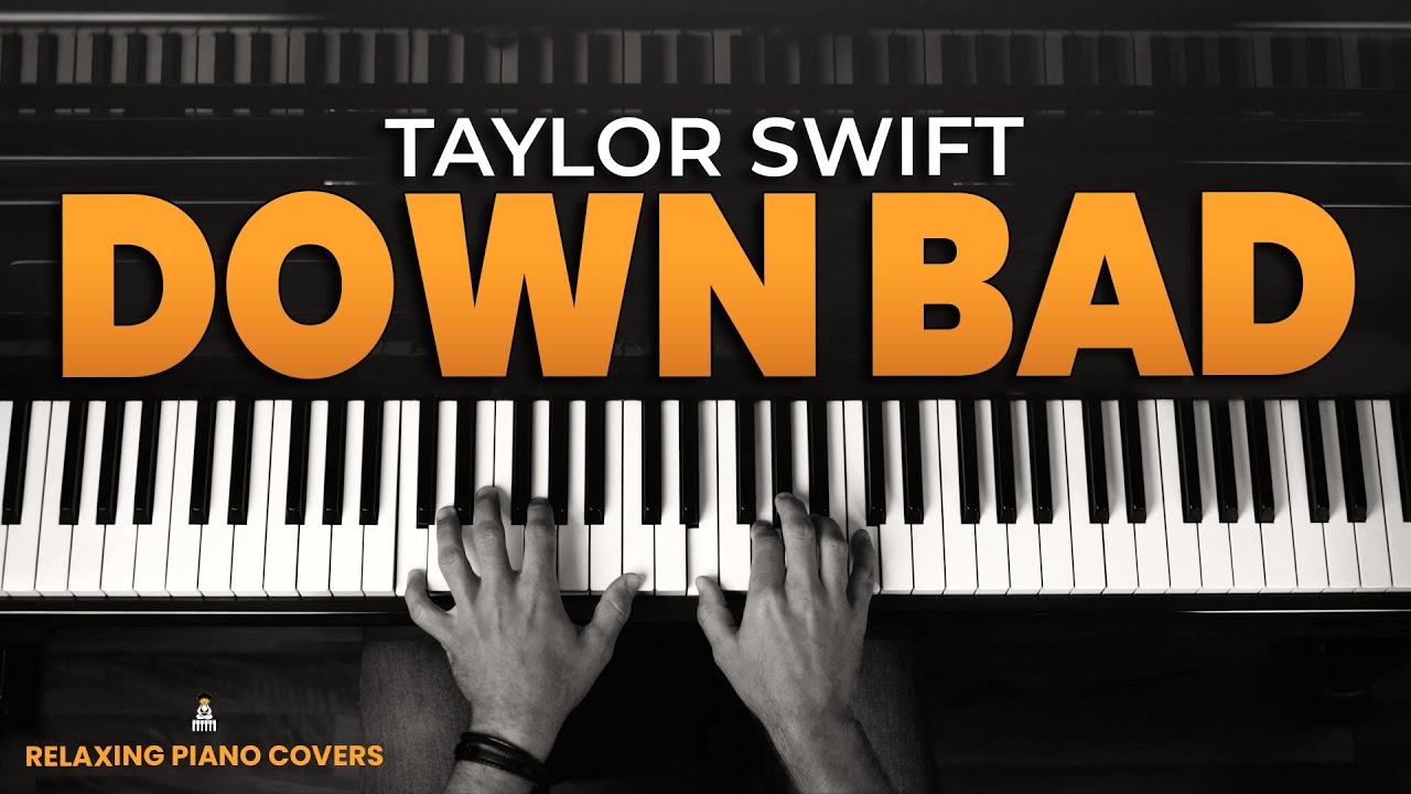 Taylor Swift  - Down Bad (Piano Tutorial with SHEET MUSIC)