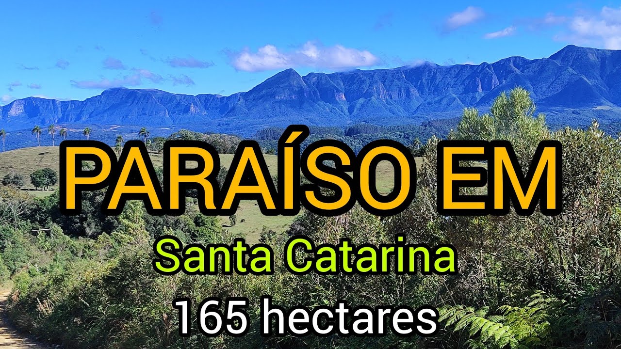 Área, terreno, propriedade, sítio Em Santa Catarina, Anitápolis. Para investimento, 165 hectares...