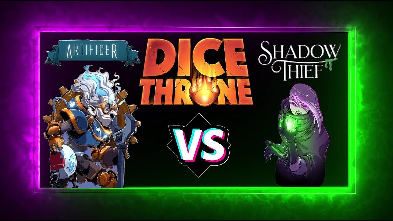 Dice Throne - Artificer vs Shadow Thief (Penultimate on FreeHawks Discord)