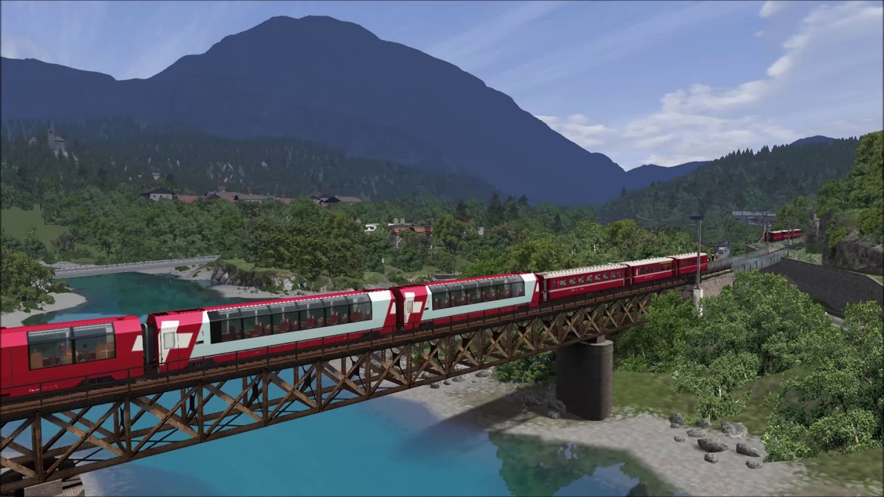RhB Surselva-Linie erweitert f&uuml;r TS Classic: Mit dem Glacier Express durch die Rheinschlucht
