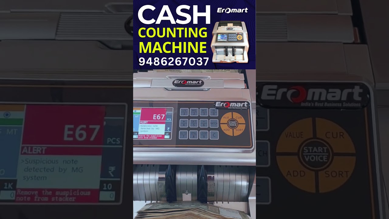 Best Cash Counting Machine in Chintadripet Chennai #eromartchennai  #shorts