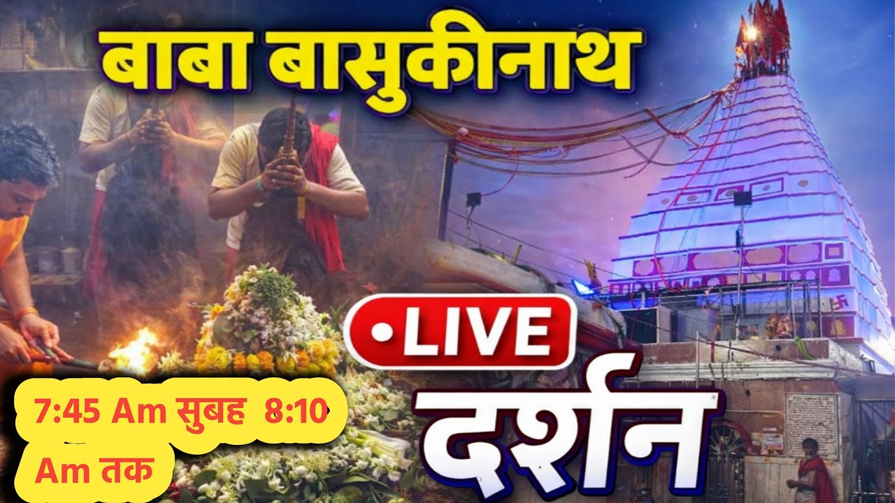 Live | Basukinath Dham 🔱 | बाबा के अद्भुत दर्शन 07/03/26#basukinath #babadhaam 