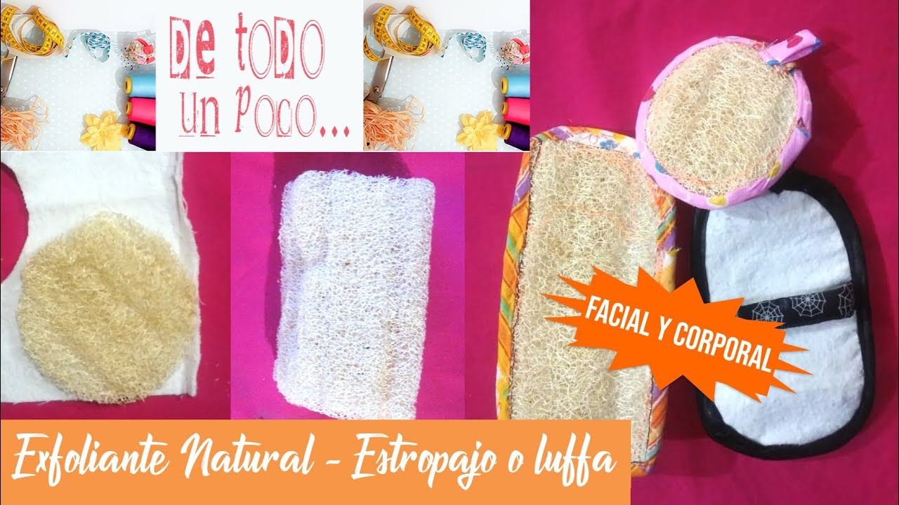Exfoliante natural - Estropajo o luffa