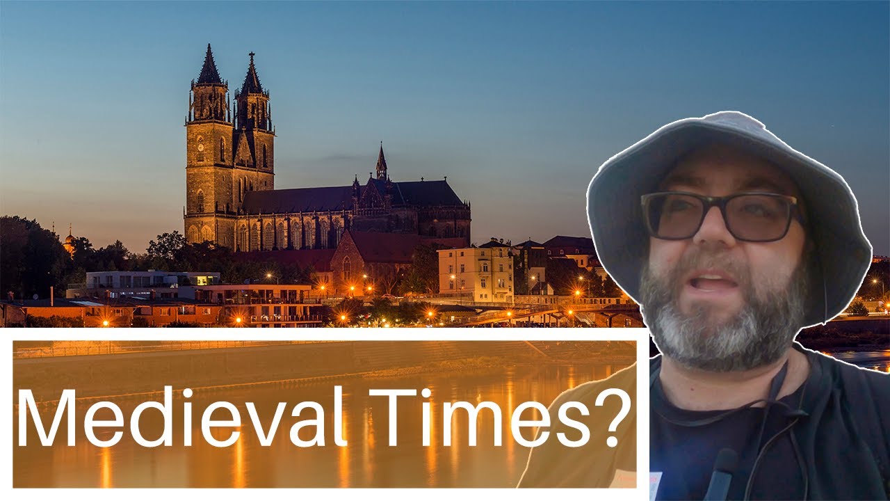 Exploring Magdeburg Germany in a Heat Wave