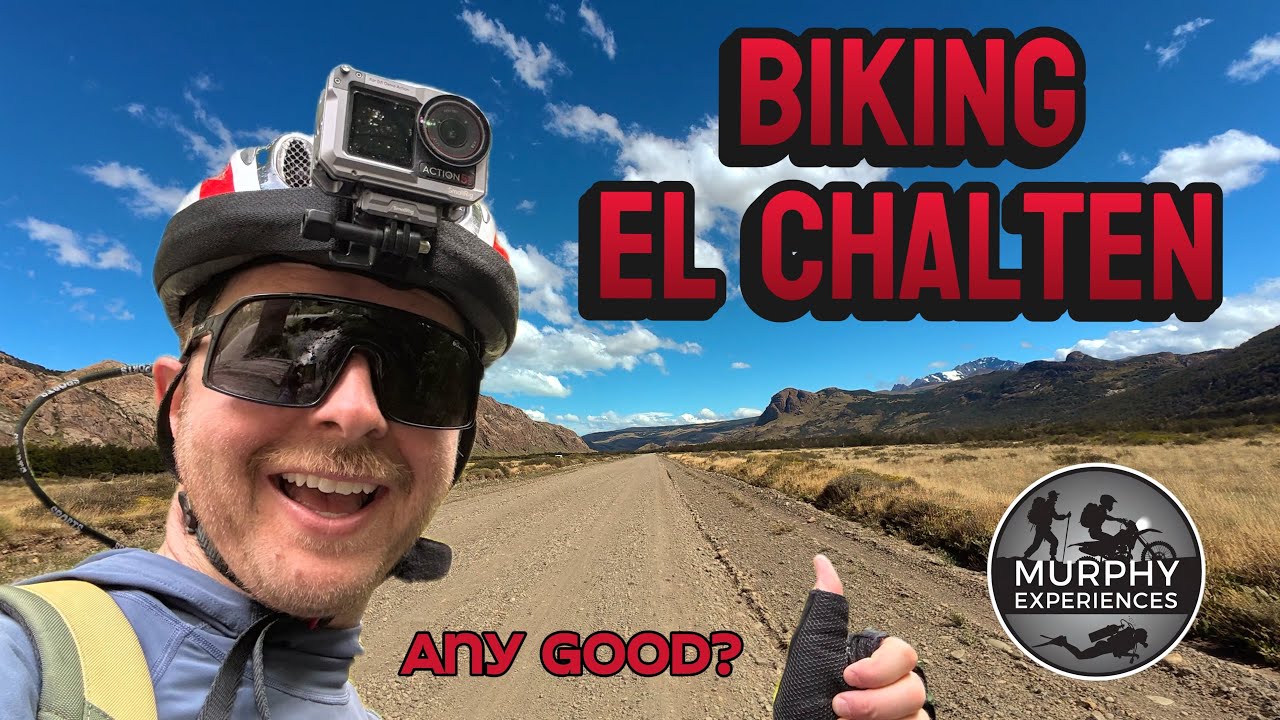 How I Enjoyed Biking Patagonia - Laguna Desierto to El Chaltén: Huemul Glacier Hike & 3 Waterfalls!