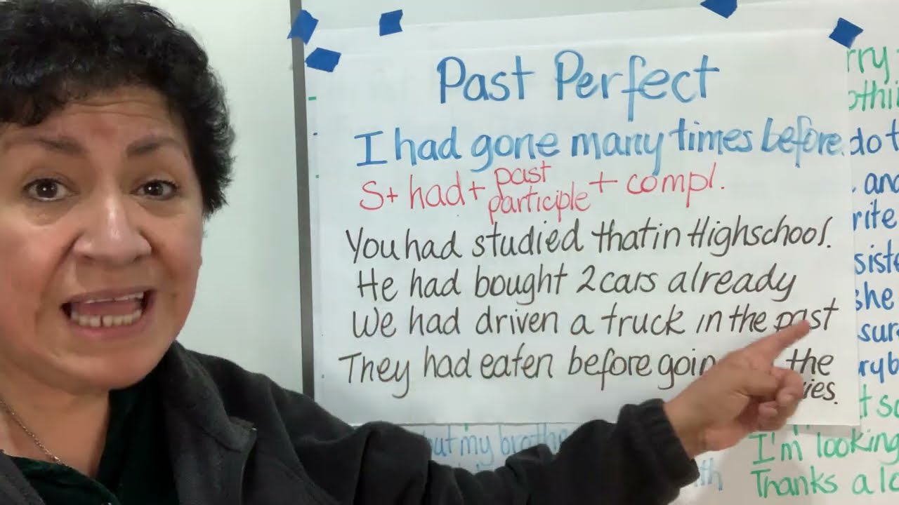 Clase 100 Past Perfect review and To be able