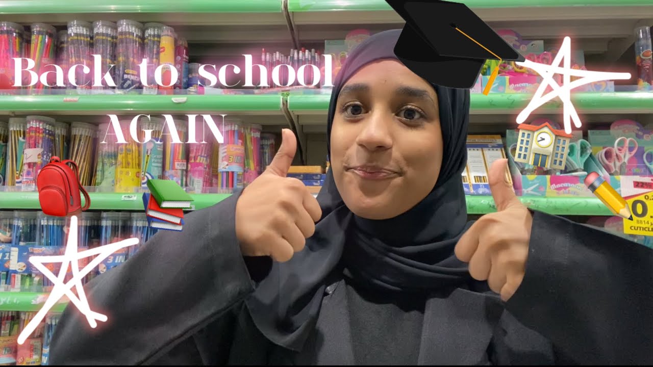 آخر مرة أتجهز فيها للمدرسة😜🎓✨