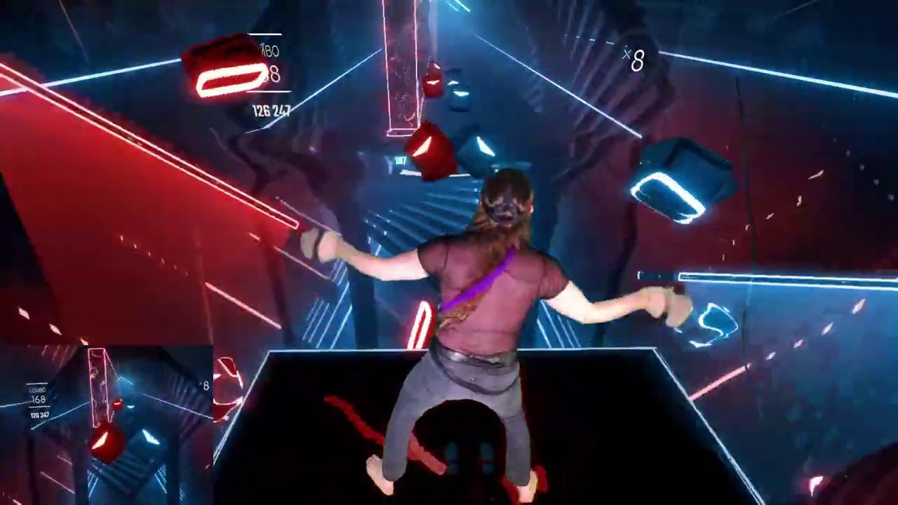 Beat Saber - Mortal Kombat - Expert Perfect Full Combo by EnderDrew [Mixed Reality]