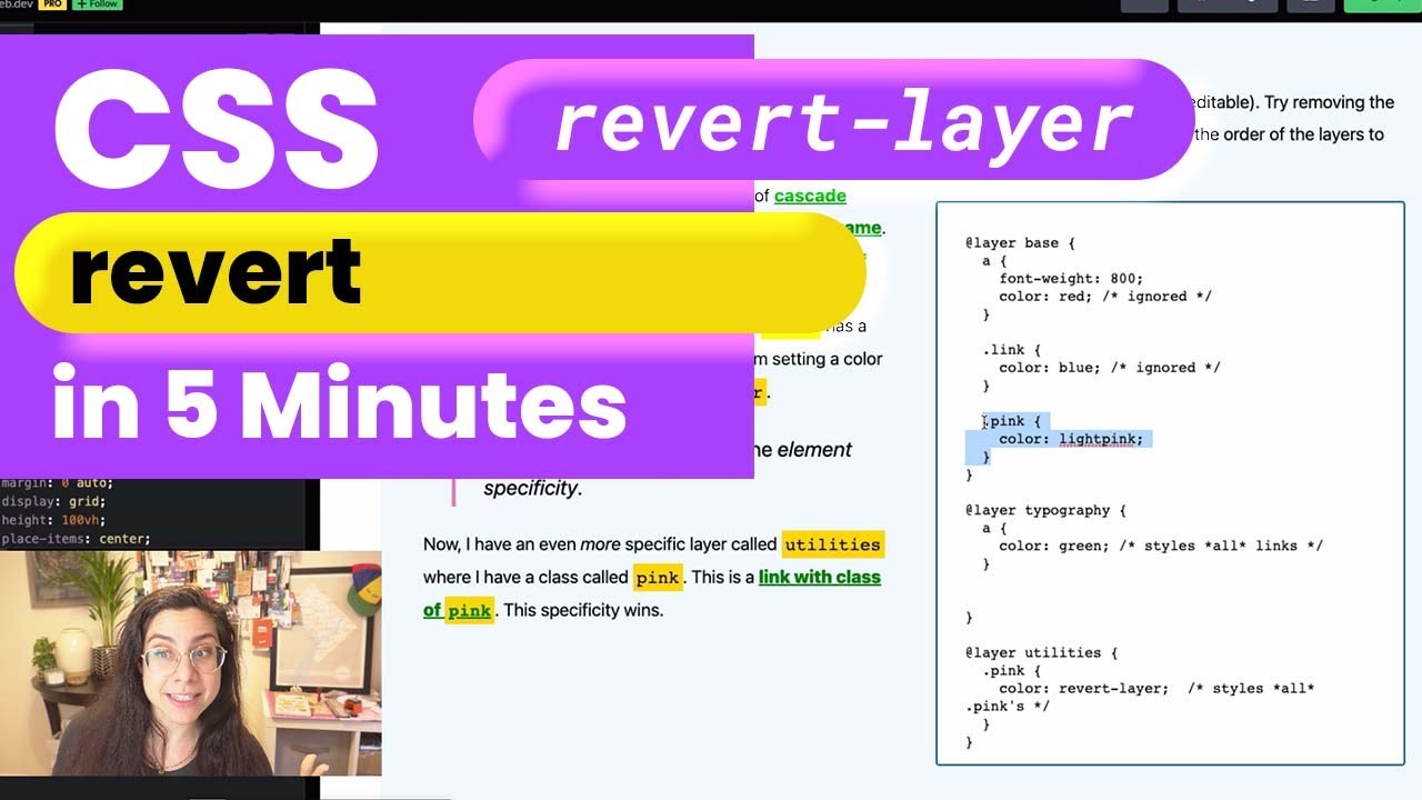 CSS Revert & Revert-Layer Keywords