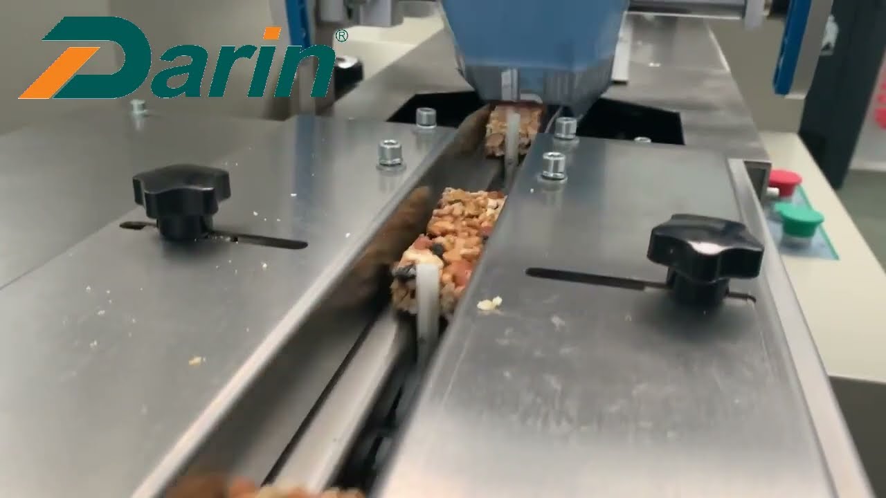 How to make peanut almonds nut bar by cutting machine