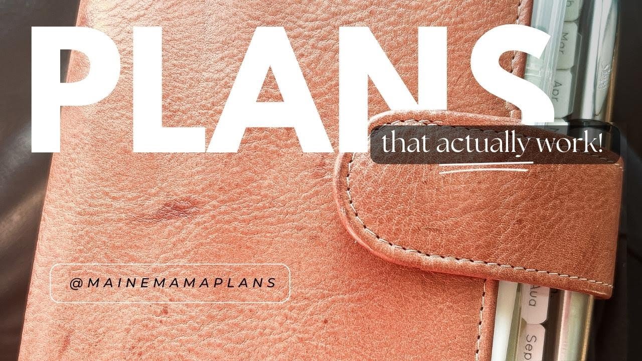 How I FINALLY set up my planner (so I ACTUALLY stay ORGANIZED!) |  #plans #plannerflipthrough
