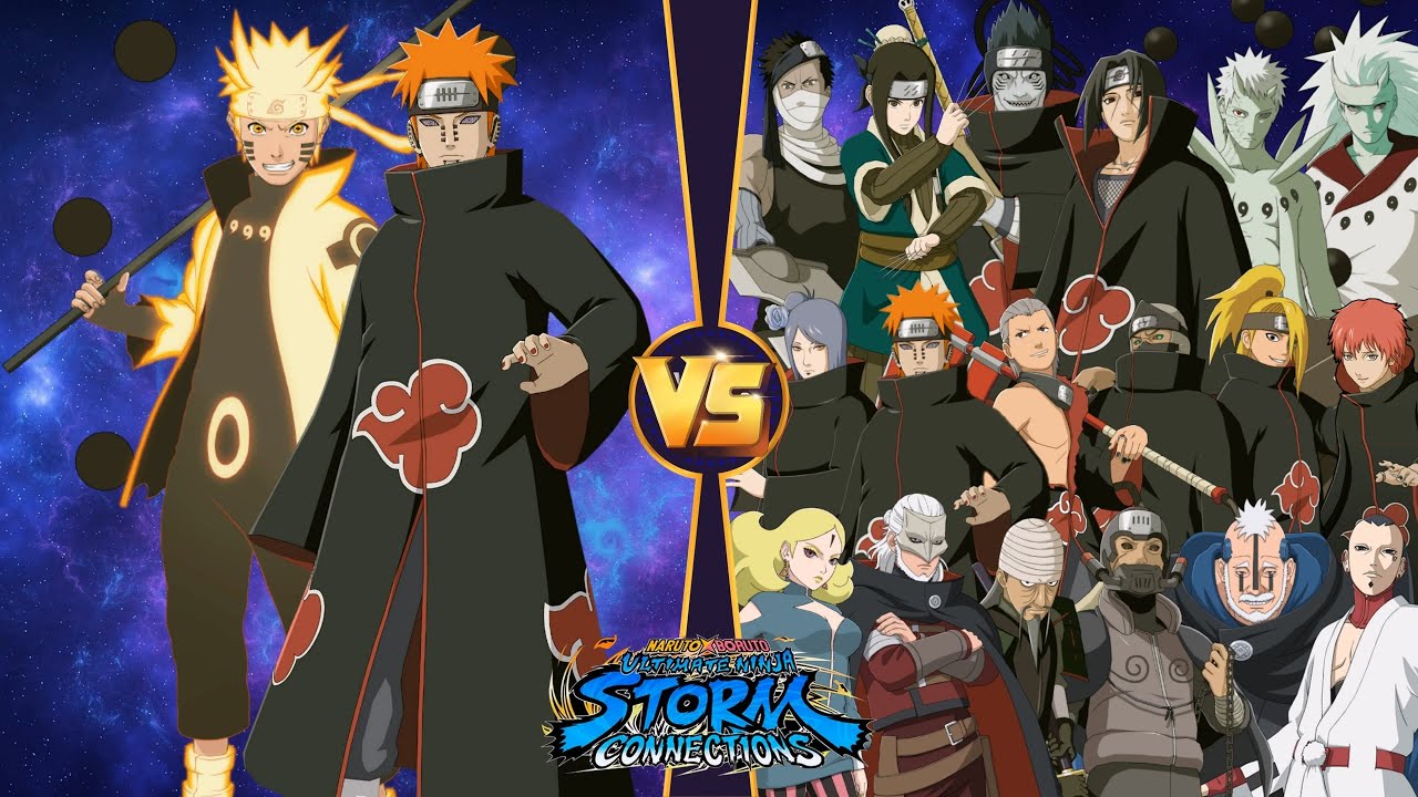 【Наруто и Пейн против команды из двух человек: марафонская битва】 NARUTO X BORUTO Ultimate Ninja ...