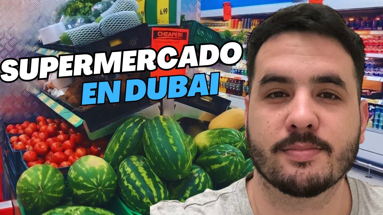 SUPERMERCADOS en Dubai. Cuanto gasta un Cubano en la compra. Versión económica VIVA🇦🇪🛒🇨🇺