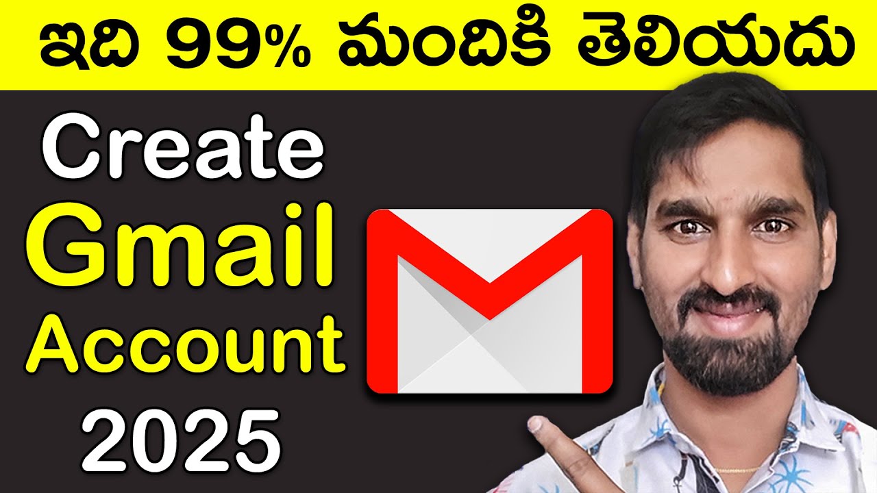How to Create Gmail Account 2025 Telugu on Laptop or PC | Make a New Gmail ID Easy Method