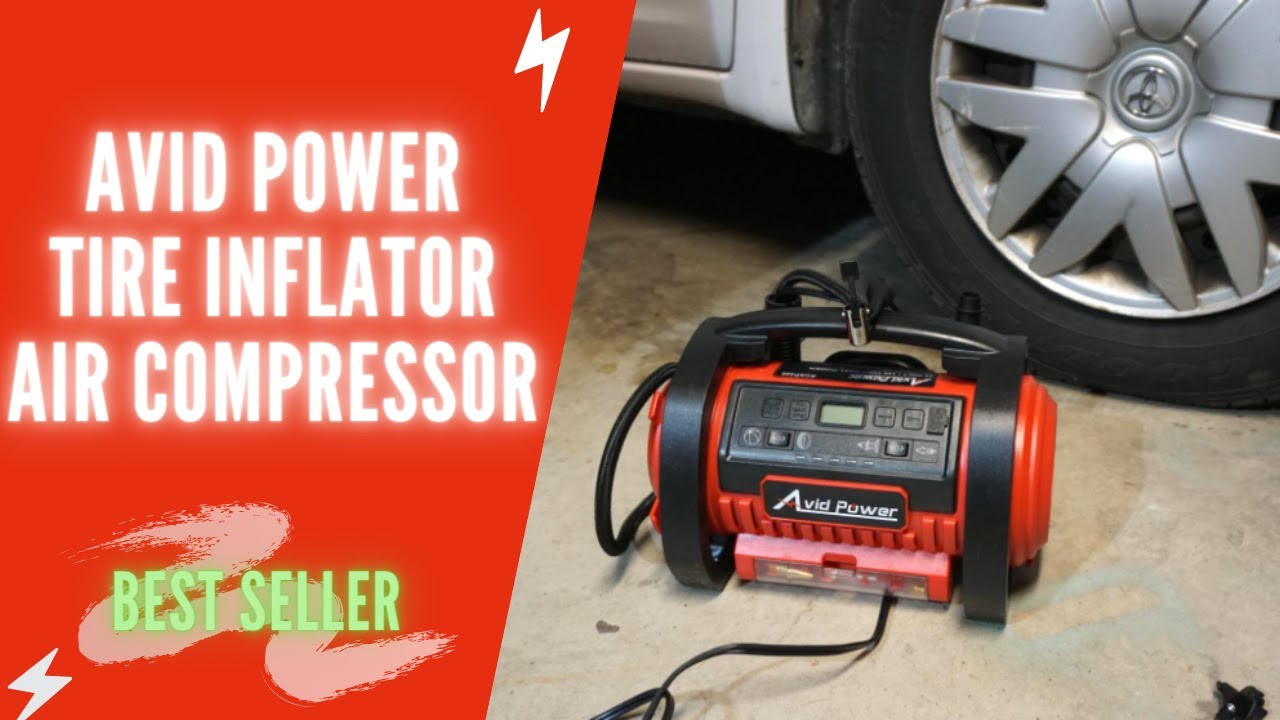 Avid Power Tire Inflator Air Compressor Review | Avid Power Portable Air Compressor Instructions