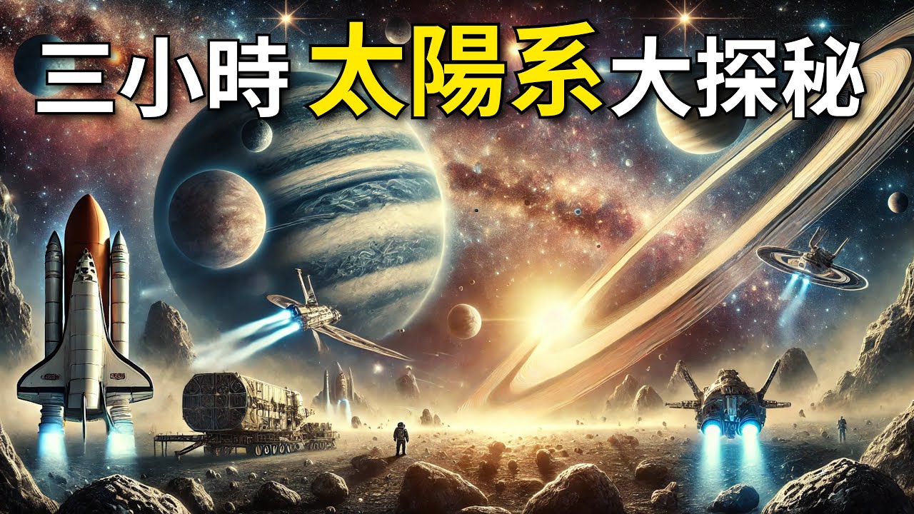 3-Hour Exploration Of The Solar System｜【三小時太陽系大探秘】太陽系奇妙奧秘及非凡探索歷程｜為您講述太陽系種種故事，助您休閒學習、放鬆入夢，不妨試試｜ASMR助眠