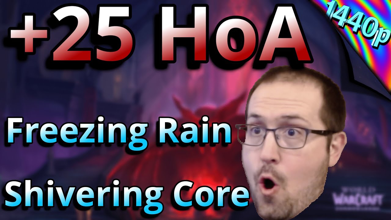 +25 HoA NF Frost Mage Gameplay 9.1.5 Freezing Rain