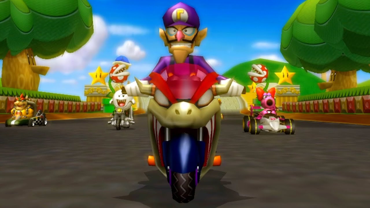 Mario Kart Wii - 150cc Leaf Cup (Waluigi Gameplay)