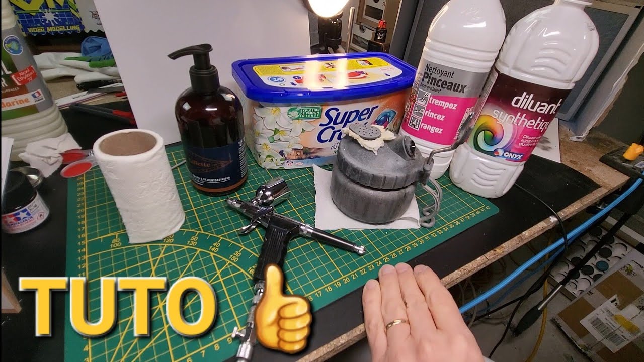 ℹ️ TIPS et Astuces ℹ️MATERIEL NETTOYAGE AEROGRAPHE. 👍 ( pas chère)