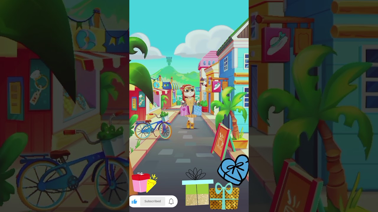 angela in Cyprus|#talkingtomandfriends #gaming #mytalkingangela2 5555