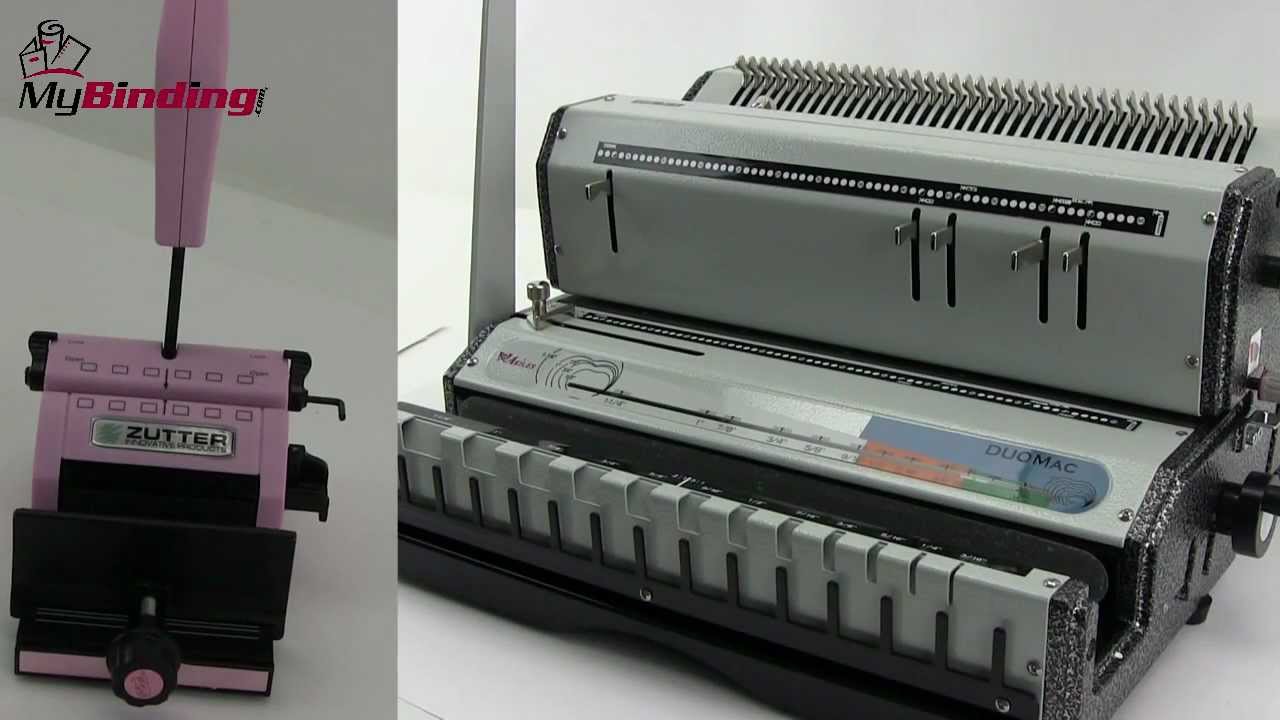 Binding Machines: From Comb Binding To ProClick, The Selection Is Amazing.