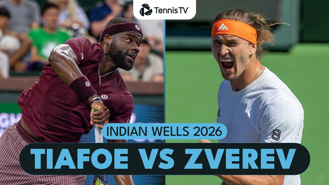 Zverev Take On Tiafoe For A Place In The Quarter-Finals | Indian Wells 2026