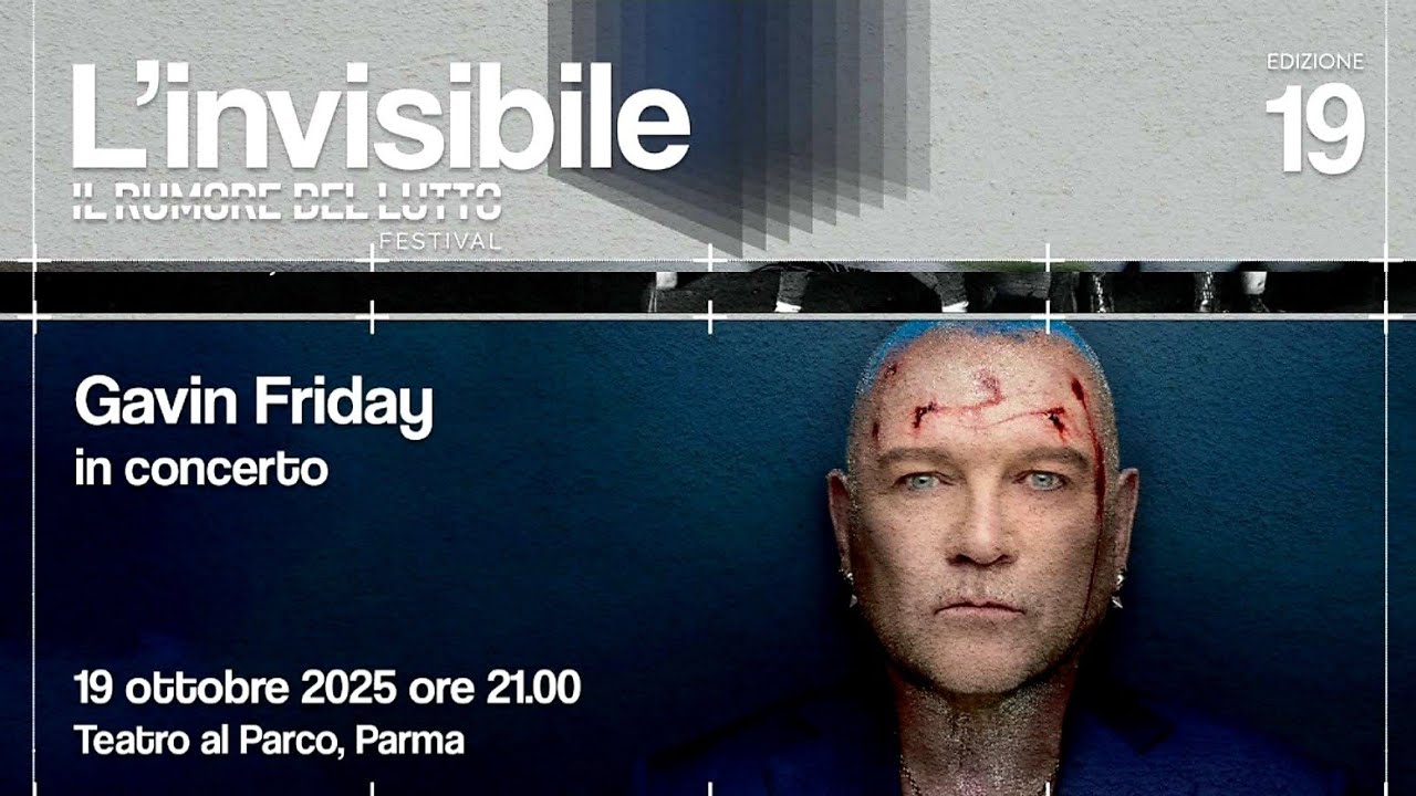 Gavin Friday - Teatro Al Parco, Parma, Italy, 19 oct 2025 LIVE