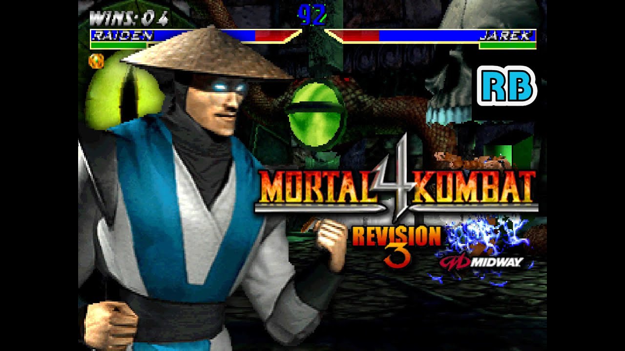 1997 [60fps] Mortal Kombat 4 Raiden Master2-4 ALL