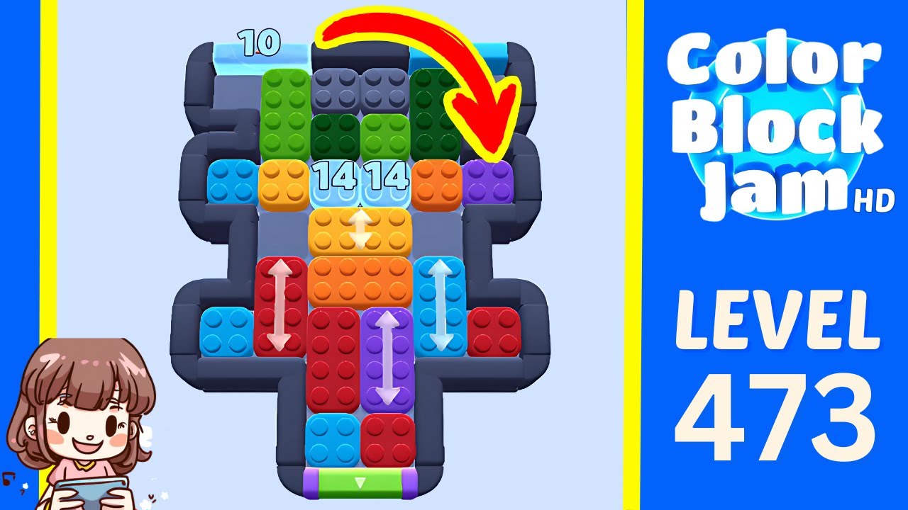 Color Block Jam Level 473 Solution Walkthrough