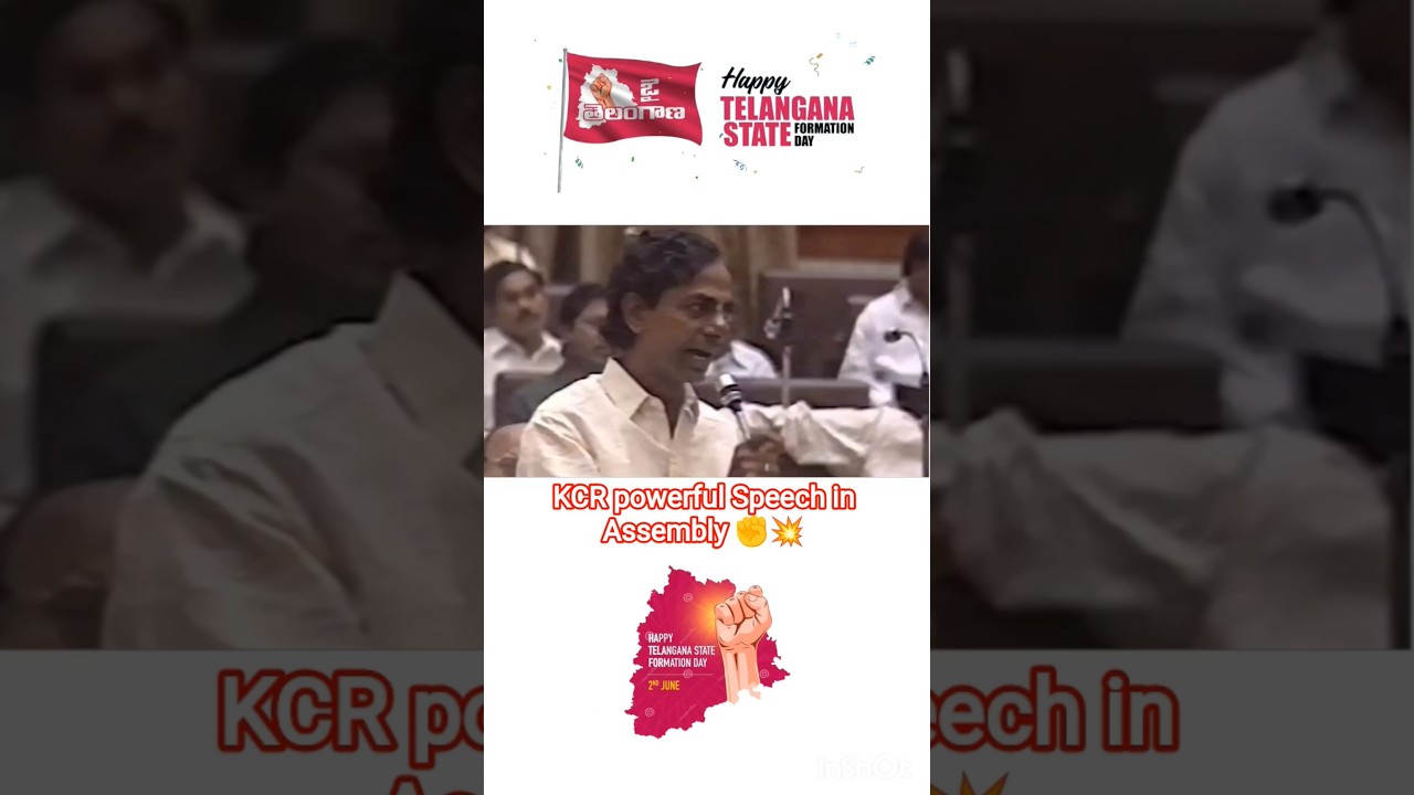 KCR Powerful Speech in Assembly ✊ Telangana Formation Day June 2 #jaitelangana #kcr #kcrspeech