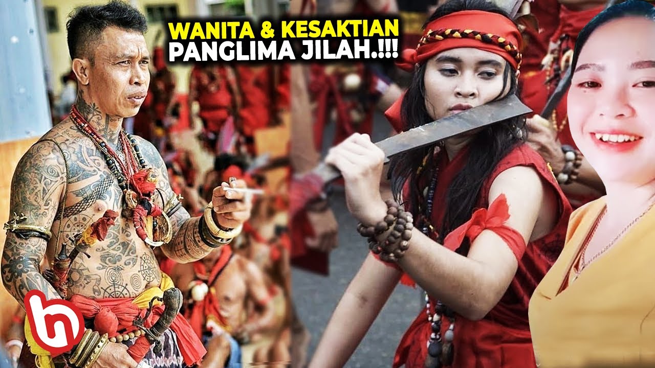 SANG PEMIKAT HATI PANGLIMA ASLI! Inilah Wanita & Kesaktian Panglima Jilah Pasukan Merah Suku Dayak