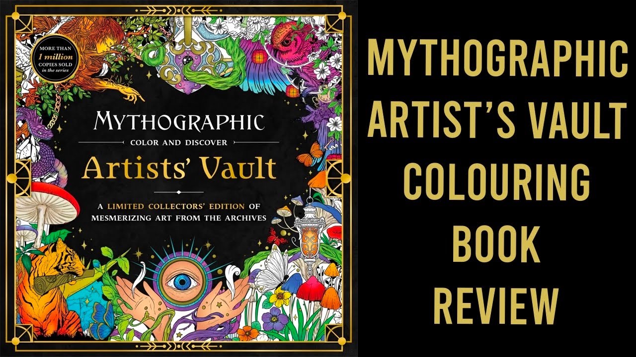 Mythographic Artist’s Vault | Limited Edition Colouring Book Review