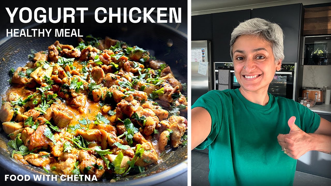 HEALTHY MEALS IN 15 MINUTES - Best yogurt chicken curry!