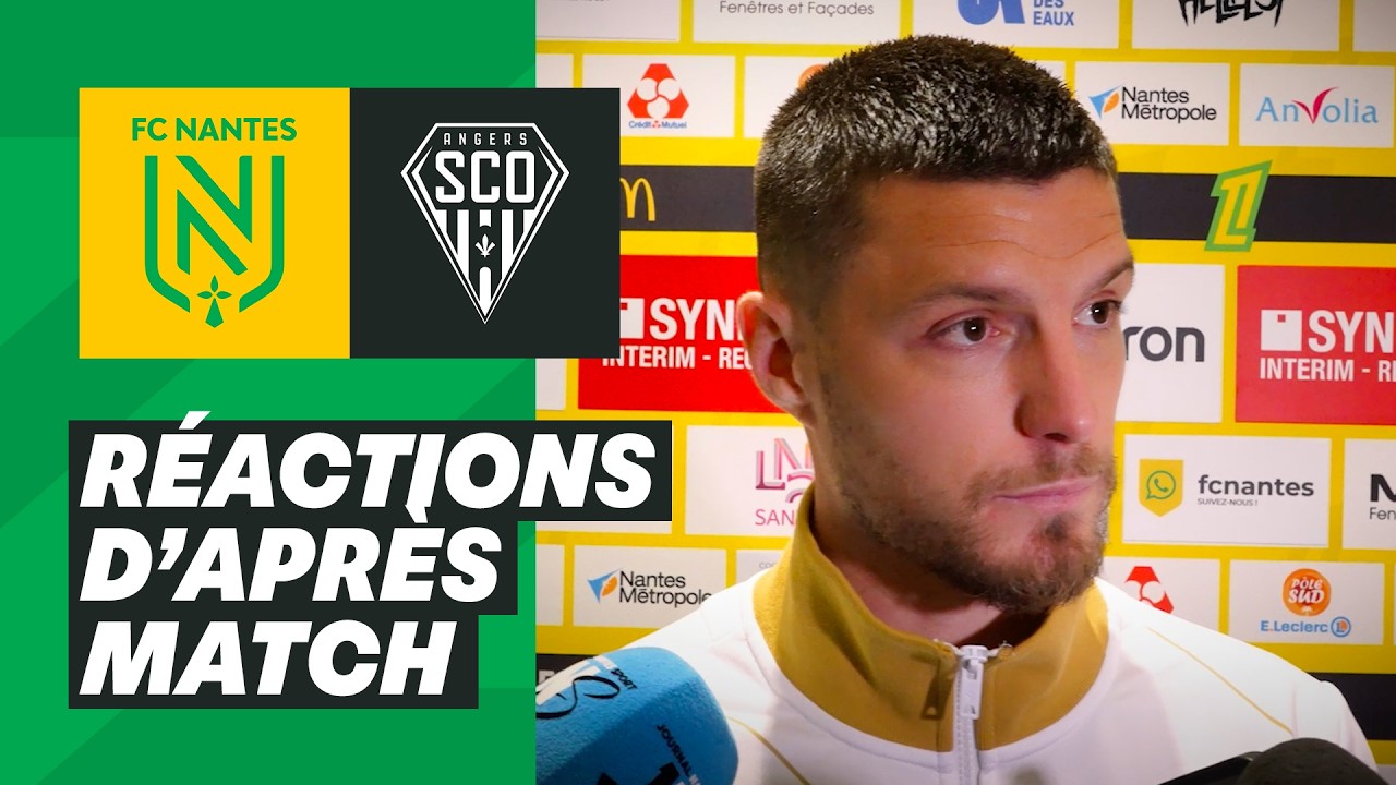 🎥🎙️ [J25] FC Nantes - Angers SCO: la réaction des joueurs