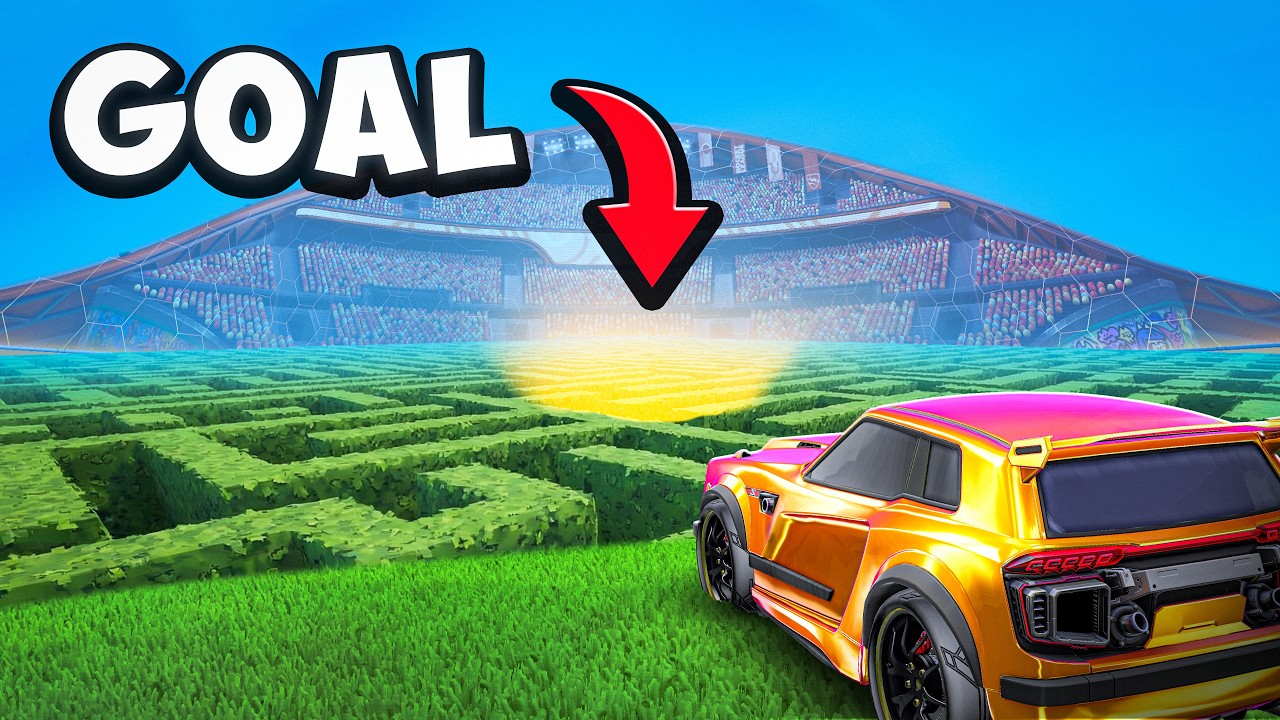 Rocket League, But the Goal Is Hidden Inside a Maze&hellip;