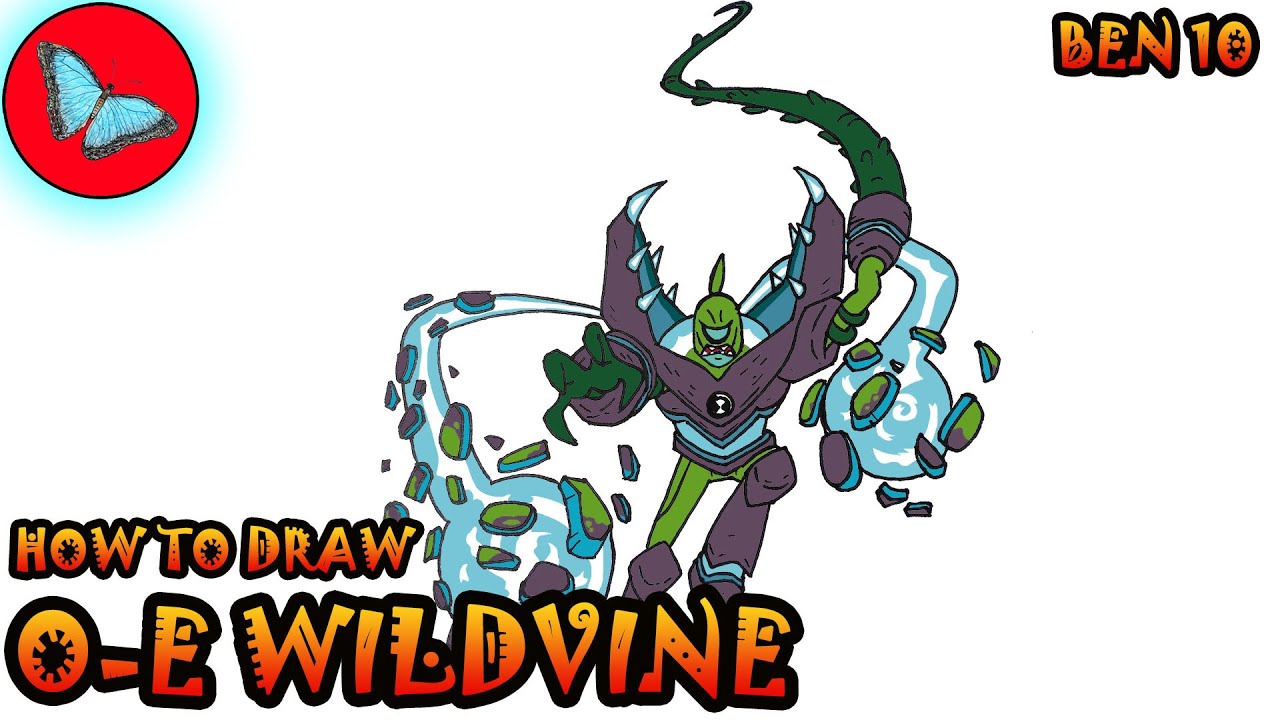 How To Draw Omni Enhanced Wildvine From Ben 10 | Drawing Animals