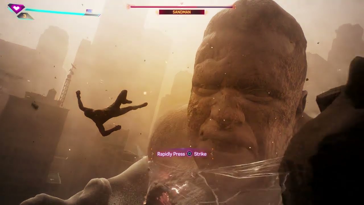 Spiderman 2 Web Strike Sandman Shoot Web Rapid Strike